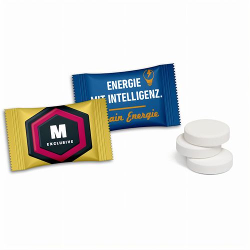 Pfefferminztabletten im Flowpack [100er Pack] (Art.-Nr. CA145726) - Pfefferminztablette einzeln im individue...