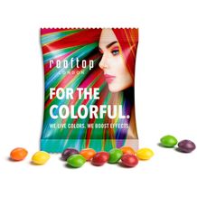 Skittles im Werbetütchen [100er Pack] (Standard-Folie transparent / 4-farbig) (Art.-Nr. CA171376)