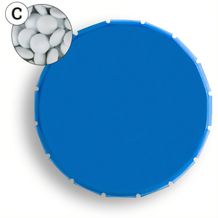 Super Mini Clic Clac Box (PMS Process Blue, ohne Druck, Pfefferminztabletten hellblau) (Art.-Nr. CA197256)