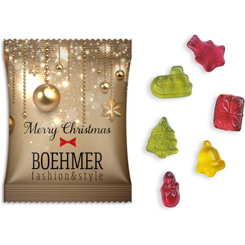 Fruchtgummi Weihnachtsedition [100er Pack] (Art.-Nr. CA212530) - Fruchtgummi Weihnachtsmischung mit 10%...