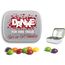 Mini Nostalgiedose (silber-matt, 2-farbig, Skittles) (Art.-Nr. CA330004)