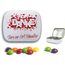 Mini Nostalgiedose (weiß-matt, 3-farbig, Skittles) (Art.-Nr. CA451290)