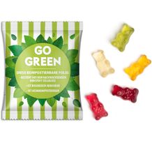 Gummibärchen vegan [100er Pack] (transparente kompostierbare Folie, 4c Euroskala + weiß) (Art.-Nr. CA637132)