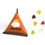 Mini Tetraeder Fruchtgummi [100er Pack] (Standard-Folie transparent, 1-farbig, Fahrradfahrer) (Art.-Nr. CA671032)