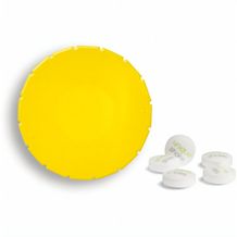 Super Mini Clic Clac Box (PMS Yellow C, ohne Druck, Sweetprints Pfefferminz) (Art.-Nr. CA790419)