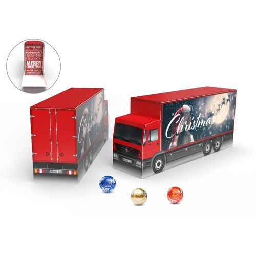 Lindt Lindor Adventskalender "LKW" Eco (Art.-Nr. CA849806) - Individueller Adventskalender in Form...