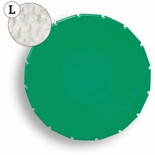Super Mini Clic Clac Box (PMS Green C, ohne Druck, Pfefferminzpastillen stark) (Art.-Nr. CA879932)
