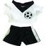 Fußball-Dress (schwarz/weiß) (Art.-Nr. CA070032)