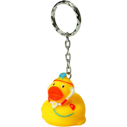 Schlüsselanhänger Ente Doktor (Art.-Nr. CA085776) - Die Doktor Ente sorgt sich um Ihr...