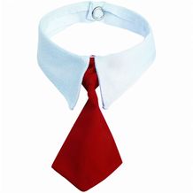 Krawatte (weiß / rot) (Art.-Nr. CA399865)