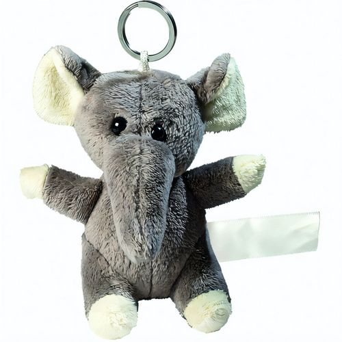 Schlüsselanhänger Elefant (Art.-Nr. CA456306) - Unsere kleinen Plüschschlüsselanhänge...
