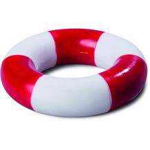 PVC Schwimmring, gestreift (Weiß/Rot) (Art.-Nr. CA744568)