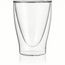 Olinda Kaffee Glas-Thermobecher doppelwandig (klar) (Art.-Nr. CA362987)