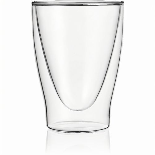 Olinda Latte Macchiato Glas-Thermobecher doppelwandig (Art.-Nr. CA431075) - Optisch und praktisch stark - die...