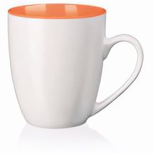 Como Keramiktasse, weiß-orange, 32 cl (weiß-orange) (Art.-Nr. CA615293)