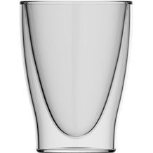 Olinda Espresso Glas-Thermobecher doppelwandig (klar) (Art.-Nr. CA770475)