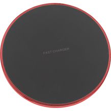Wireless Charger Metal 15 W (schwarz-rot) (Art.-Nr. CA213433)