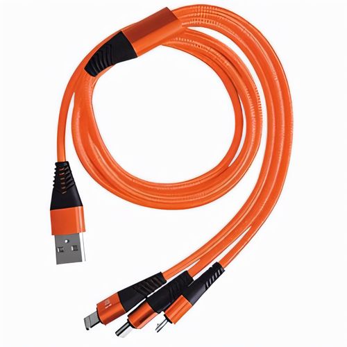 Ladekabel 3in1 Cable 'Flex Highspeed' (Art.-Nr. CA224432) - 3in1 Highspeed-Ladekabel mit flexiblen...