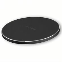 Wireless Charger Metal 10 W (schwarz-silber) (Art.-Nr. CA267826)