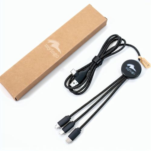 C&A Ladekabel "ECO Cable Long LED" (Art.-Nr. CA642439) - USB-Ladekabel aus recycelten PET-Flasche...