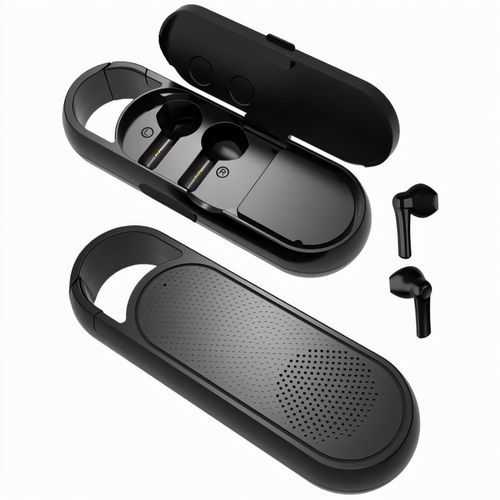 Lautsprecher & Kopfhörer "SOUNDduo" (Art.-Nr. CA675394) - Bluetooth Lautsprecher mit 2W und...