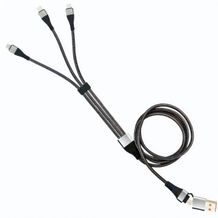 USB-C&A Ladekabel 'Flat' (Grau) (Art.-Nr. CA718141)
