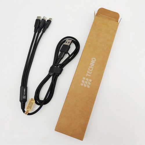 C&A Ladekabel "ECO Cable Style (Art.-Nr. CA855995) - USB-Ladekabel aus recycelten PET-Flasche...
