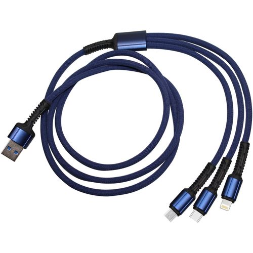 3in1 Cable 'Flex' (Art.-Nr. CA908593) - 3in1 USB-Ladekabel mit flexiblen Anschl...