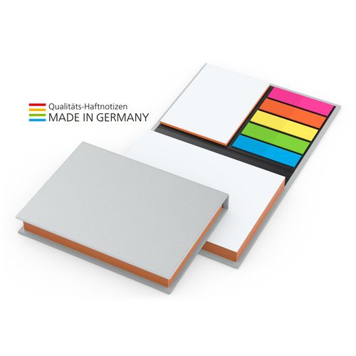 Wien White Bestseller 4C-Quality Bookcover matt-individuell mit Farbschnitt orange (Art.-Nr. CA171729) - Das Kombi-Set mit Design-Anspruch:...