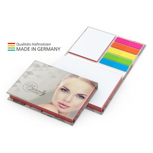 Prag White Bestseller Bookcover matt-individuell, Farbschnitt rot (Art.-Nr. CA511803) - Kombi-Set mit Farbschnitt in einer von...