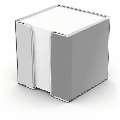 Memo-Box Kunststoff (Art.-Nr. CA549796) - Kunststoff-Box mit Werbe-Einleger, ca....