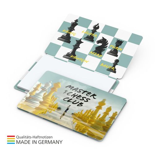 Multi-Card Haftnotiz White Bestseller, Sotcover matt (Art.-Nr. CA660192) - Kleines Haftnotiz-Set im Umschlag. Mit...