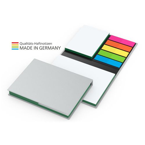 London White Bestseller 4C-Quality, Bookcover matt-individuell Farbschnitt grün (Art.-Nr. CA697601) - Das Kombi-Set mit Design-Anspruch:...