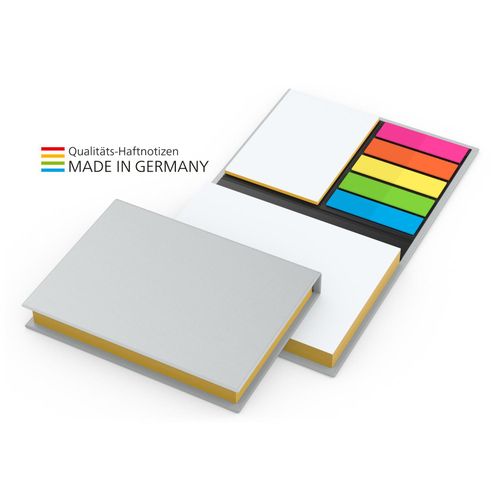 Wien White Bestseller 4C-Quality Bookcover matt-individuell mit Farbschnitt gelb (Art.-Nr. CA798830) - Das Kombi-Set mit Design-Anspruch:...