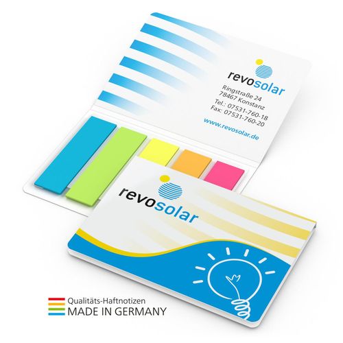 Memo-Card Papiermarker Bestseller, Softcover matt (Art.-Nr. CA822184) - Kleines Filmmarker-, oder Papiermarker-S...