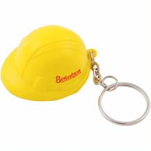 Anti-Stress Helm Schlüsselanhänger (gelb) (Art.-Nr. CA141126)