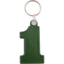 Kunststoff Schlüsselanhänger Nr. 1 (dunkel grün) (Art.-Nr. CA162725)