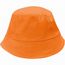 Kindersonnenhut aus Baumwolle 136 gr/m2 (orange) (Art.-Nr. CA227397)
