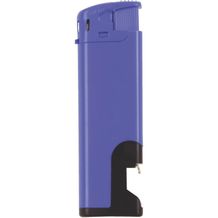Elektronisches Feuerzeug Flaschenöffner, nachfüllbar (dunkel blau) (Art.-Nr. CA229430)