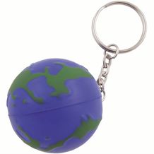 Anti-Stress Globus Schlüsselanhänger (dunkel blau) (Art.-Nr. CA319934)