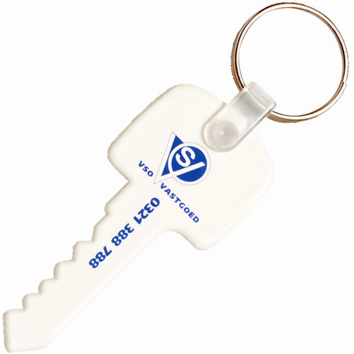 Kunststoff Schlüsselanhänger Schlüssel (Art.-Nr. CA341153) - Kunststoff Schlüsselanhänger `Schlüss...