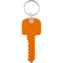 Kunststoff Schlüsselanhänger Schlüssel (orange) (Art.-Nr. CA421953)