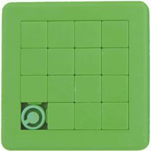 Schiebespiel quadratisch 75x75 mm TAMPONDRUCK (hell grün) (Art.-Nr. CA441965)