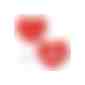 Mintdispenser Herz mit ca. 8 gr. Minties zuckerfrei und Zutatenaufkleber TAMPONDRUCK (Art.-Nr. CA474725) - Mintdispenser Herz 72x60 mm mit ca. 8...