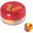 Runde Plastikdose mit farbigem Deckel gefüllt mit ca. 12 gr. Jelly Beans TAMPONDRUCK (Art.-Nr. CA481639)