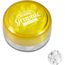 Runde Plastikdose mit farbigem Deckel gefüllt mit ca. 12 gr. extra strong Minties `Triangle` TAMPONDRUCK (gelb) (Art.-Nr. CA486562)