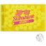 Mintdispenser Kreditkarte mit ca. 8 gr. Minties zuckerfrei und Zutatenaufkleber TAMPONDRUCK (gelb) (Art.-Nr. CA494714)