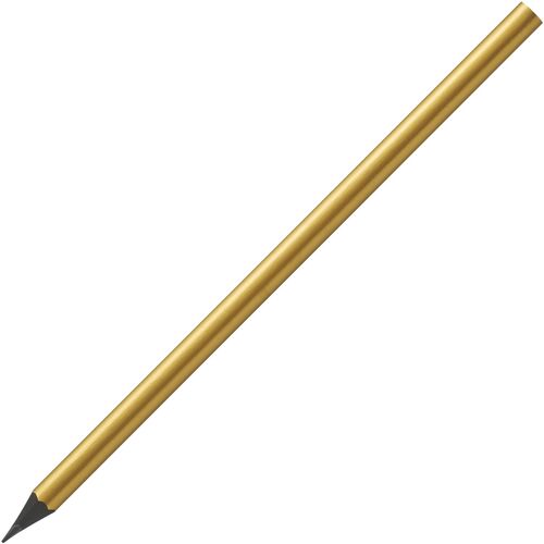 HYDRA Bleistift mit Holz in schwarz (Art.-Nr. CA512485) - HYDRA Bleistift, Gold oder Silber mit...