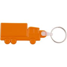 Kunststoff Schlüsselanhänger LKW (orange) (Art.-Nr. CA531864)