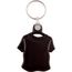 Kunststoff Schlüsselanhänger T-shirt (Schwarz) (Art.-Nr. CA543510)